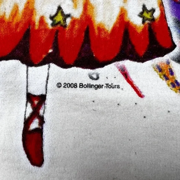 NWOT Marie Digby Fairy Quote Graphic {Royal Apparel} T-Shirt Cream Women’s Sz L - Picture 4 of 8